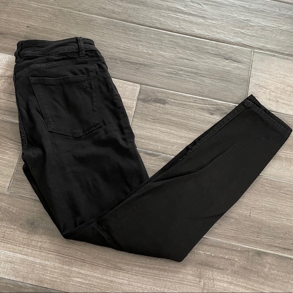 DL1961 Margaux Black Skinny-Fit Ankle Jeans - Picture 4 of 5